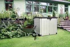 Keter Store-it-out ARC Plastic Garden Storage Box -Hozelock Shop keter store it out arc plastic garden storage box5397007165784 01bq