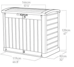 Keter Store-it-out ARC Plastic Garden Storage Box -Hozelock Shop keter store it out arc plastic garden storage box5397007165784 01t BQ