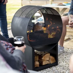 La Hacienda Camacha Steel Fireplace