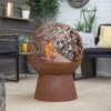 La Hacienda Globe Steel Firepit -Hozelock Shop la hacienda globe steel firepit5055025586089 01i bq