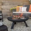 La Hacienda Industrial Steel Firepit -Hozelock Shop la hacienda industrial steel firepit5055025586065 02i bq