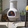 La Hacienda Wela Clay Chiminea -Hozelock Shop la hacienda wela clay chiminea5055025672096 02i bq