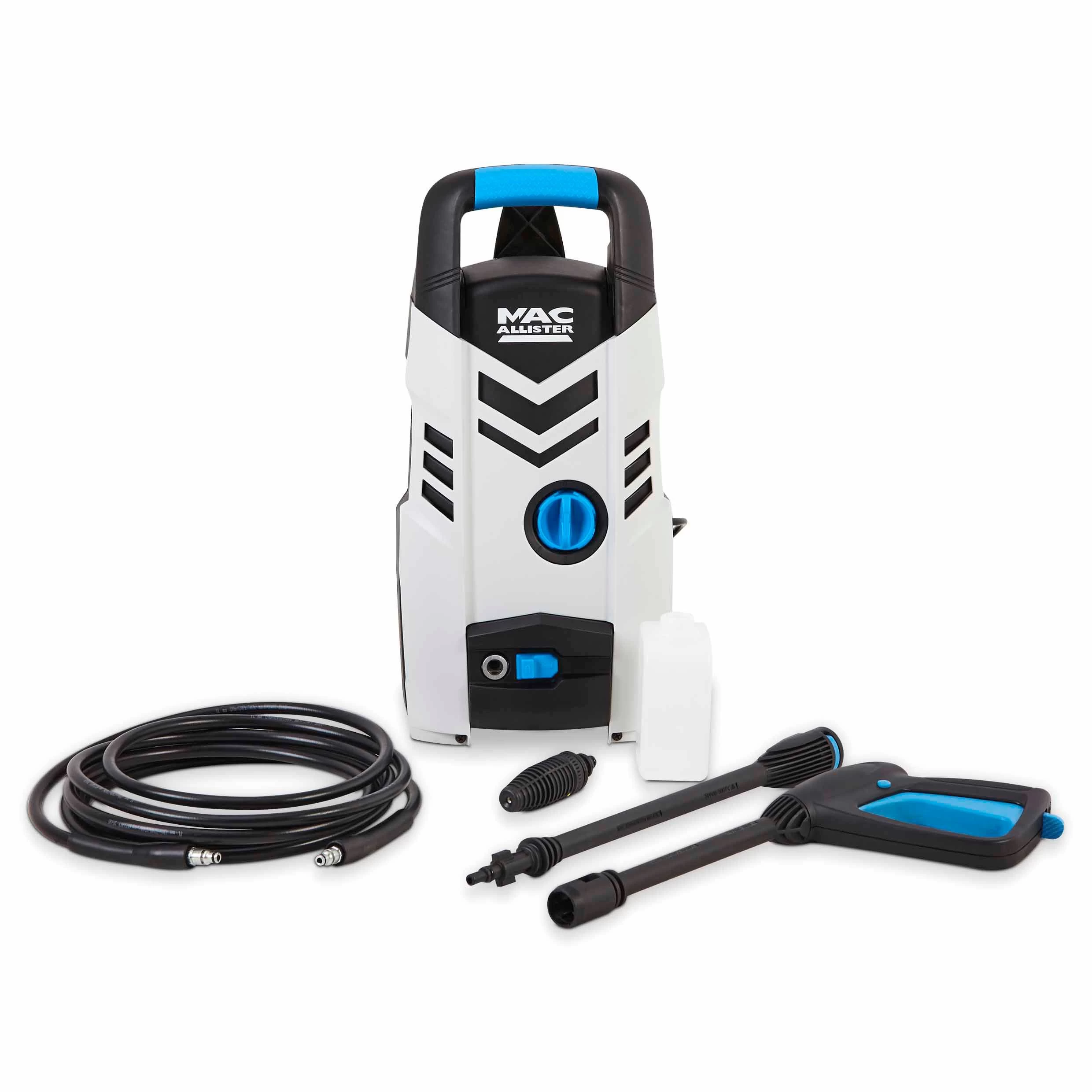 Mac Allister Corded Pressure washer 1.3kW MPWP100D-3 Mac Allister Corded Pressure Washer 1.3kW MPWP100D-3 -Hozelock Shop mac allister corded pressure washer 1 3kw mpwp100d 33663602939658 02bq 1