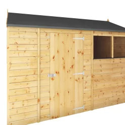 Mercia 10x6 Ft Reverse Apex Tongue & Groove Wooden 4 Windows Shed With Floor -Hozelock Shop mercia 10x6 ft reverse apex tongue groove wooden 4 windows shed with floor5029442006567 04c bq
