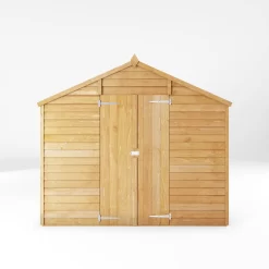 Mercia 10x8 Ft Apex Overlap Wooden 2 Door 4 Windows Shed With Floor -Hozelock Shop mercia 10x8 ft apex overlap wooden 2 door 4 windows shed with floor5029442078199 02c