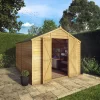 Mercia 10x8 Ft Apex Overlap Wooden 2 Door 4 Windows Shed With Floor -Hozelock Shop mercia 10x8 ft apex overlap wooden 2 door 4 windows shed with floor5029442078199 02i