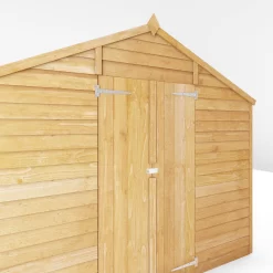 Mercia 10x8 Ft Apex Overlap Wooden 2 Door 4 Windows Shed With Floor -Hozelock Shop mercia 10x8 ft apex overlap wooden 2 door 4 windows shed with floor5029442078199 05c