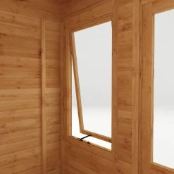 Mercia 10x8 Pent Tongue & Groove Cabin With Double Door -Hozelock Shop mercia 10x8 pent tongue groove cabin with double door5029442002446 41c bq