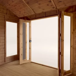 Mercia 10x8 Reverse Apex Tongue & Groove Summer House With Bi-fold Door 6 Mercia 10x8 Reverse Apex Tongue & Groove Summer House With Bi-fold Door -Hozelock Shop mercia 10x8 reverse apex tongue groove summer house with bi fold door5029442089737 36c bq