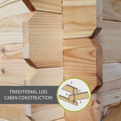 Mercia 11x12 Apex Tongue & Groove Cabin With Double Door -Hozelock Shop mercia 11x12 apex tongue groove cabin with double door5029442078687 36c bq