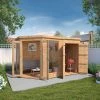 Mercia 11x7 Pent Shiplap Summer House With Double Door -Hozelock Shop mercia 11x7 pent shiplap summer house with double door5029442091006 01c bq