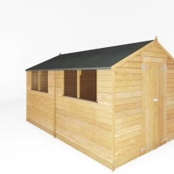 Mercia 12x8 Ft Apex Overlap Wooden 2 Door 4 Windows Shed With Floor 5 Mercia 12x8 Ft Apex Overlap Wooden 2 Door 4 Windows Shed With Floor -Hozelock Shop mercia 12x8 ft apex overlap wooden 2 door 4 windows shed with floor5029442075136 03c