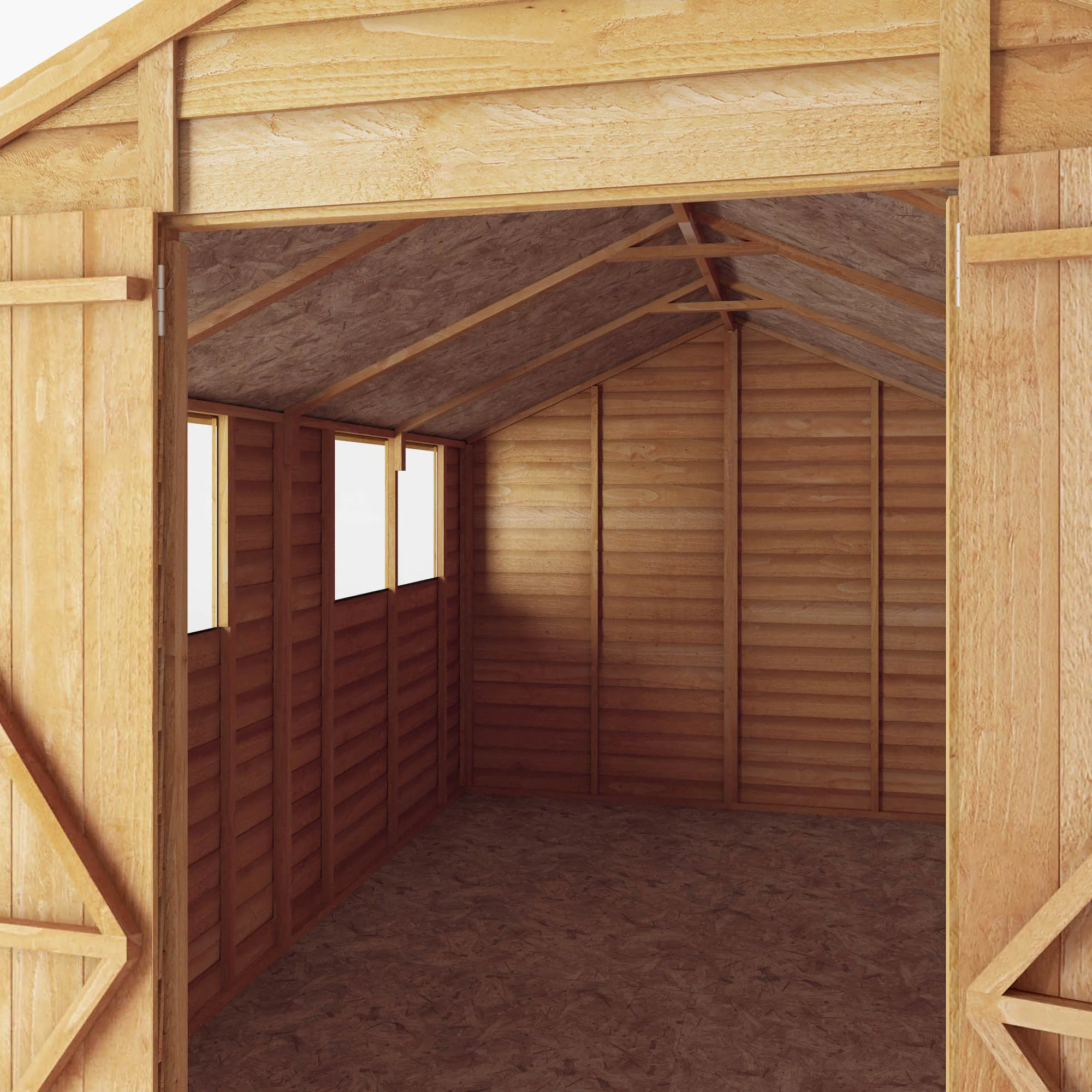 Mercia 12x8 ft Apex Overlap Wooden 2 door 4 windows Shed with floor Mercia 12x8 Ft Apex Overlap Wooden 2 Door 4 Windows Shed With Floor -Hozelock Shop mercia 12x8 ft apex overlap wooden 2 door 4 windows shed with floor5029442075136 05c