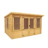 Mercia 13x10 Pent Tongue & Groove Cabin With Double Door -Hozelock Shop mercia 13x10 pent tongue groove cabin with double door5029442002453 01c bq