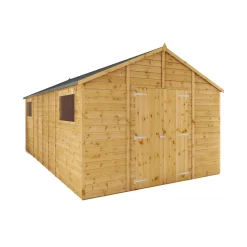 Mercia 18x10 Apex Shiplap Workshop With Double Door