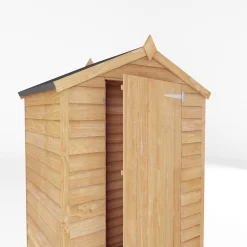 Mercia 4x3 Ft Apex Overlap Wooden Shed With Floor -Hozelock Shop mercia 4x3 ft apex overlap wooden shed with floor5029442090252 04c