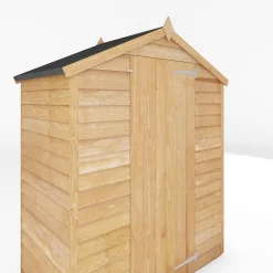 Mercia 5x3 Ft Apex Overlap Wooden Shed With Floor -Hozelock Shop mercia 5x3 ft apex overlap wooden shed with floor5029442090269 04c