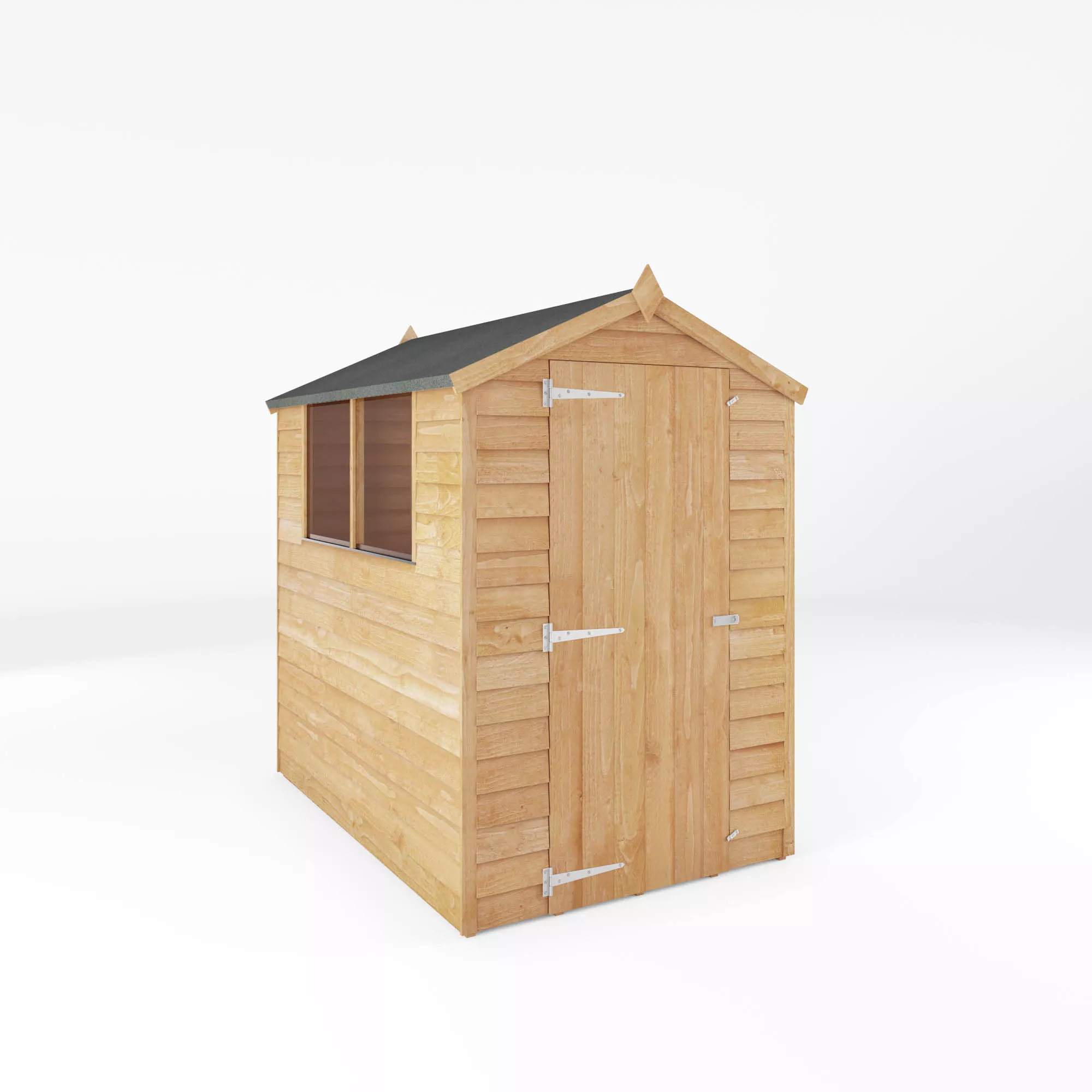 Mercia 6x4 ft Apex Overlap Wooden 2 windows Shed with floor Mercia 6x4 Ft Apex Overlap Wooden 2 Windows Shed With Floor -Hozelock Shop mercia 6x4 ft apex overlap wooden 2 windows shed with floor5029442075099 01c
