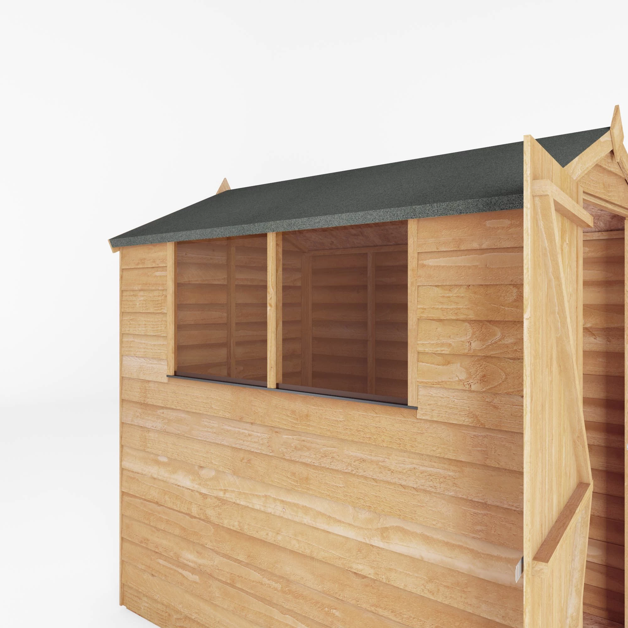 Mercia 6x4 ft Apex Overlap Wooden 2 windows Shed with floor Mercia 6x4 Ft Apex Overlap Wooden 2 Windows Shed With Floor -Hozelock Shop mercia 6x4 ft apex overlap wooden 2 windows shed with floor5029442075099 05c