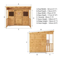 Mercia 6x5 Timber Playhouse Assembly Service Included -Hozelock Shop mercia 6x5 timber playhouse assembly service included5029442002316 02t