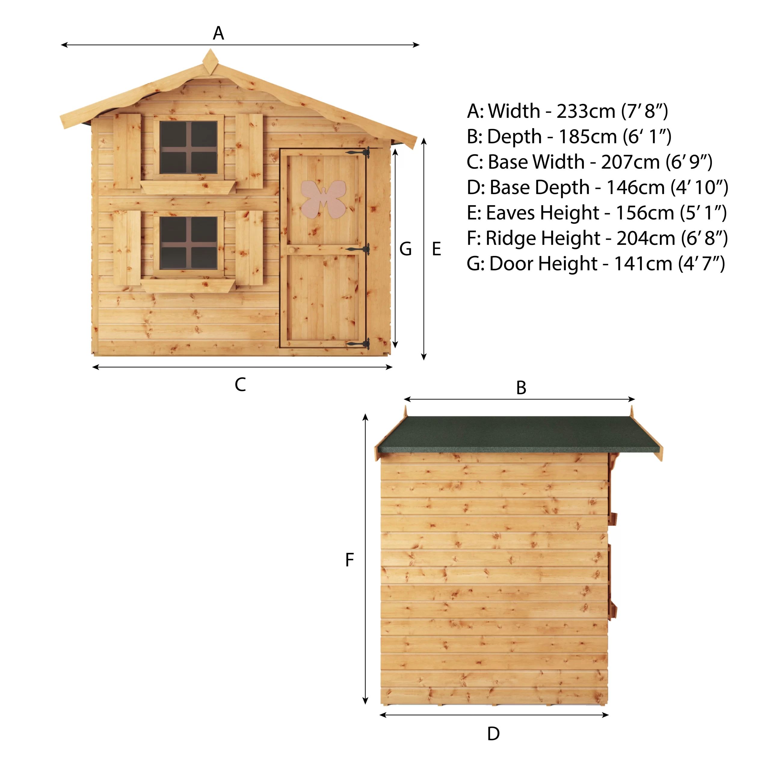 Mercia 7x5 Snowdrop Shiplap Wooden Playhouse Mercia 7x5 Snowdrop Shiplap Wooden Playhouse -Hozelock Shop mercia 7x5 snowdrop shiplap wooden playhouse5029442075808 05c scaled
