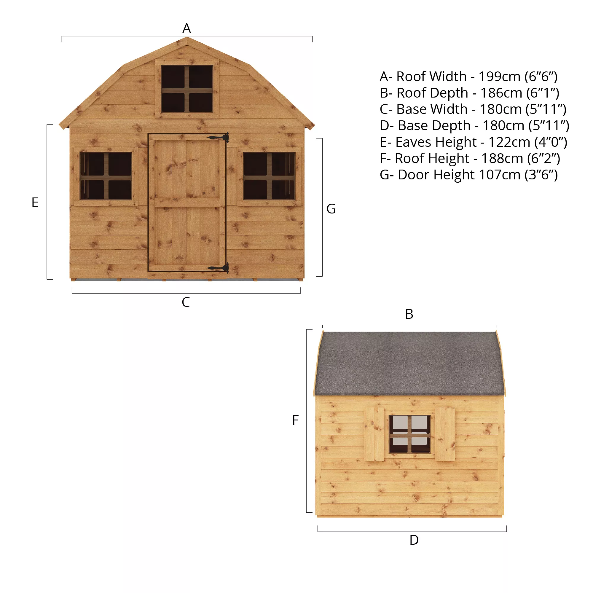 Mercia 7x6 Dutch apex Tongue & groove Playhouse - Assembly service included Mercia 7x6 Dutch Apex Tongue & Groove Playhouse - Assembly Service Included -Hozelock Shop mercia 7x6 dutch apex tongue groove playhouse assembly service included5029442002323 02t bq