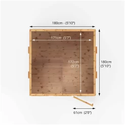 Mercia 7x6 Dutch Apex Tongue & Groove Playhouse -Hozelock Shop mercia 7x6 dutch apex tongue groove playhouse5029442075747 01t bq