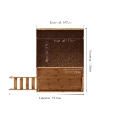 Mercia 7x6 Poppy Apex Shiplap Tower Playhouse -Hozelock Shop mercia 7x6 poppy apex shiplap tower playhouse5029442076379 02t bq