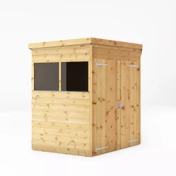 Mercia 7x7 Ft Flat Shiplap Wooden 2 Door 2 Windows Shed With Floor -Hozelock Shop mercia 7x7 ft flat shiplap wooden 2 door 2 windows shed with floor5029442006628 01c