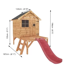 Mercia 8x10 Snug Apex Shiplap Tower Slide Playhouse 4 Mercia 8x10 Snug Apex Shiplap Tower Slide Playhouse -Hozelock Shop mercia 8x10 snug apex shiplap tower slide playhouse5029442080819 01t bq
