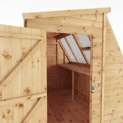 Mercia 8x6 Ft Pent Tongue & Groove Wooden 5 Windows Potting Shed With Floor -Hozelock Shop mercia 8x6 ft pent tongue groove wooden 5 windows potting shed with floor5029442078182 06c