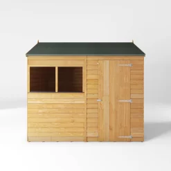 Mercia 8x6 Ft Reverse Apex Overlap Wooden 2 Windows Shed With Floor -Hozelock Shop mercia 8x6 ft reverse apex overlap wooden 2 windows shed with floor5029442076966 02c
