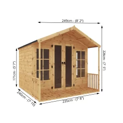 Mercia 8x8 Apex Shiplap Summer House With Double Door -Hozelock Shop mercia 8x8 apex shiplap summer house with double door5029442075969 01t BQ