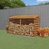 Mercia Double Wooden Log Store -Hozelock Shop mercia double wooden log store5029442012629 01i