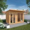 Mercia Maine 10x6 Ft Pent Shiplap Wooden Summer House With Double Door -Hozelock Shop mercia maine 10x6 ft pent shiplap wooden summer house with double door5029442002552 01i