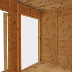 Mercia Maine 10x6 Ft Pent Shiplap Wooden Summer House With Double Door -Hozelock Shop mercia maine 10x6 ft pent shiplap wooden summer house with double door5029442002552 03c