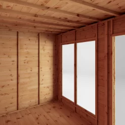 Mercia Maine 18x6 Ft Pent Shiplap Wooden Summer House With Double Door -Hozelock Shop mercia maine 18x6 ft pent shiplap wooden summer house with double door5029442008738 04c