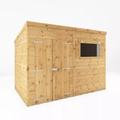 Mercia Premium 10x6 Ft Pent Shiplap Wooden 2 Door Shed With Floor -Hozelock Shop mercia premium 10x6 ft pent shiplap wooden 2 door shed with floor5029442009285 01c