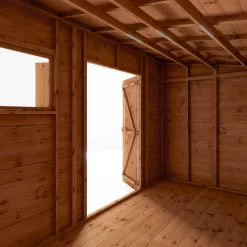 Mercia Premium 12x8 Ft Pent Shiplap Wooden 2 Door Shed With Floor -Hozelock Shop mercia premium 12x8 ft pent shiplap wooden 2 door shed with floor5029442009315 05c