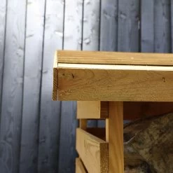 Mercia Single Solid Wood Log Store -Hozelock Shop mercia single solid wood log store5029442012612 03c