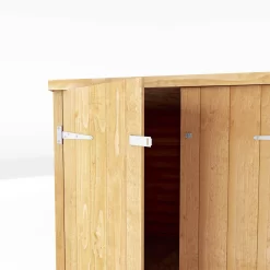 Mercia Solid Wood 4x6 Overlap Pent Bike Store -Hozelock Shop mercia solid wood 4x6 overlap pent bike store5029442089294 03c