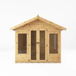 Mercia Sussex 8x6 Ft Apex Shiplap Wooden Summer House With Double Door -Hozelock Shop mercia sussex 8x6 ft apex shiplap wooden summer house with double door5029442006703 02c