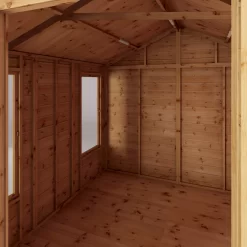 Mercia Sussex 8x8 Ft Apex Shiplap Wooden Summer House With Double Door -Hozelock Shop mercia sussex 8x8 ft apex shiplap wooden summer house with double door5029442006901 03c