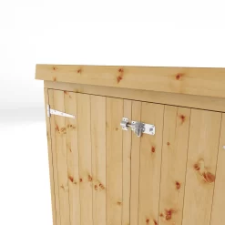 Mercia Tongue & Groove Solid Wood 3x5 Pent Garden Storage -Hozelock Shop mercia tongue groove solid wood 3x5 pent garden storage5029442008172 05c