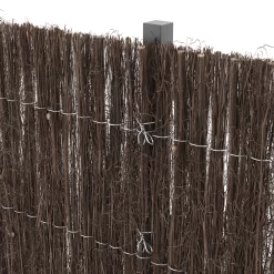 Natural Brushwood Garden Screen (H)1m (W)3m 7 Natural Brushwood Garden Screen (H)1m (W)3m -Hozelock Shop natural brushwood garden screen h 1m w 3m3663602428084 38c