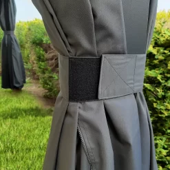 Palram - Canopia Dallas Grey Polyester (PES) Gazebo Curtain, Pack Of 4 (L)2120mm (W)4090mm 5 Palram - Canopia Dallas Grey Polyester (PES) Gazebo Curtain, Pack Of 4 (L)2120mm (W)4090mm -Hozelock Shop palram canopia dallas grey polyester pes gazebo curtain pack of 4 l 2120mm w 4090mm7290108602678 02i