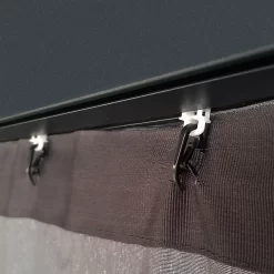 Palram - Canopia Dallas Grey Polyester (PES) Gazebo Curtain, Pack Of 4 (L)2120mm (W)4090mm 7 Palram - Canopia Dallas Grey Polyester (PES) Gazebo Curtain, Pack Of 4 (L)2120mm (W)4090mm -Hozelock Shop palram canopia dallas grey polyester pes gazebo curtain pack of 4 l 2120mm w 4090mm7290108602678 04i