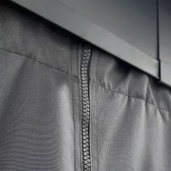 Palram - Canopia Dallas Grey Polyester (PES) Gazebo Curtain, Pack Of 4 (L)2120mm (W)5070mm -Hozelock Shop palram canopia dallas grey polyester pes gazebo curtain pack of 4 l 2120mm w 5070mm7290108602715 05i