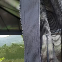 Palram - Canopia Dallas Grey Polyester (PES) Gazebo Netting, Pack Of 4 (L)2120mm (W)5070mm -Hozelock Shop palram canopia dallas grey polyester pes gazebo netting pack of 4 l 2120mm w 5070mm7290108602722 04i