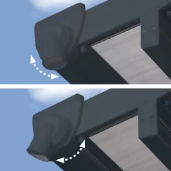 Palram - Canopia Feria Grey Non-retractable Awning, (L)6.06m (H)3.05m (W)3.85m -Hozelock Shop palram canopia feria grey non retractable awning l 6 06m h 3 05m w 3 85m7290108134858 06i bq